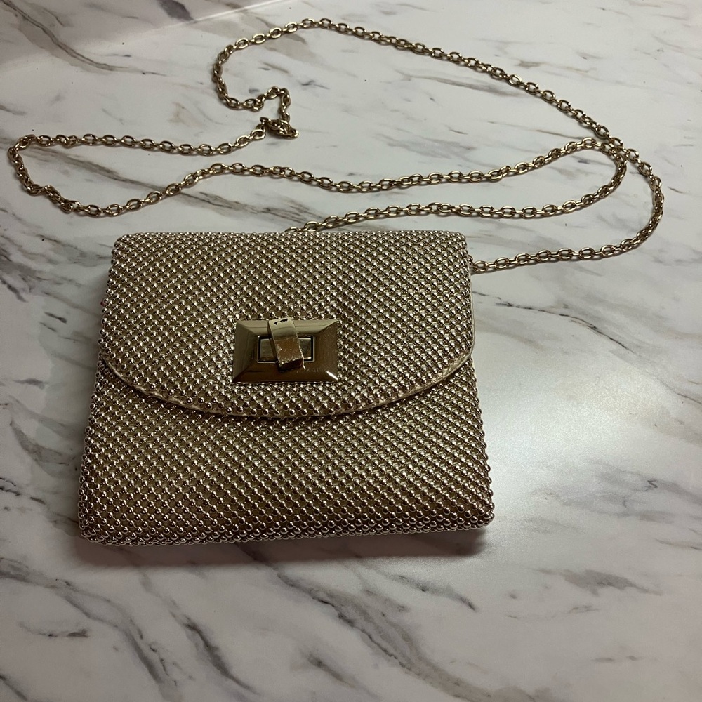 Elegant Gold Chain Bag